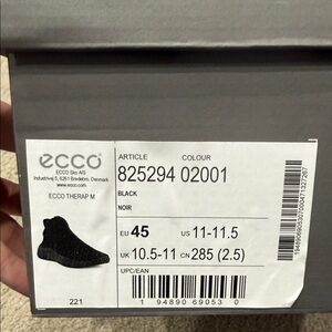 Ecco Black Ankle Boots